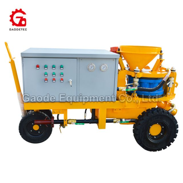 Gaodetec GSZ3000E 5m3/h Wet Mix Concrete Shotcrete Spraying Gunite Machine